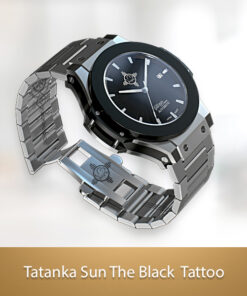 TatankaSun Black Tattoo Man Watch