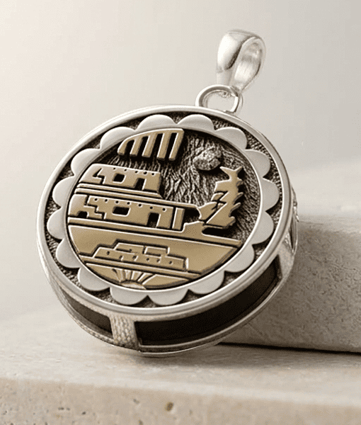 Muhatan Pendant silber/gold (Chip 4.2)