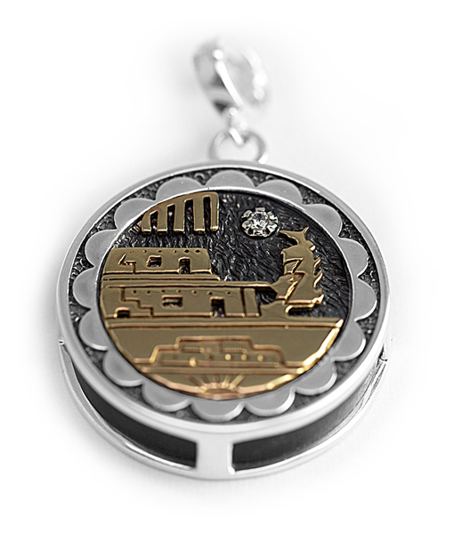 Muhatan Pendant silber/gold (Chip 4.2)